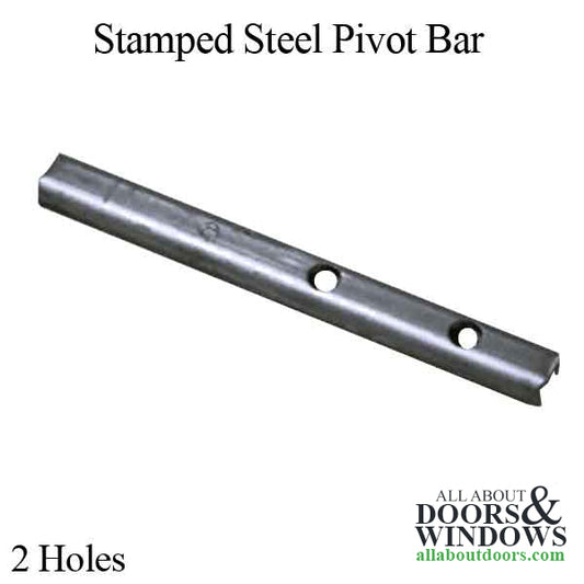 Pivot Bar 3", 2 holes, Stamped Stainless Steel