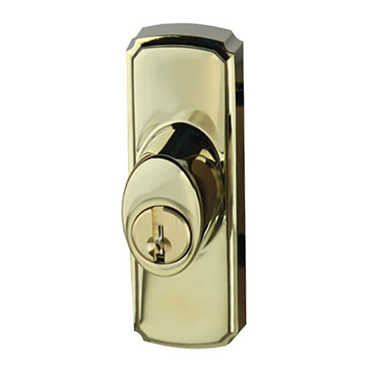 Andersen Frenchwood Sliding Door Lock Newbury Lock Assembly with keys Left Hand Polished Brass Door Lock