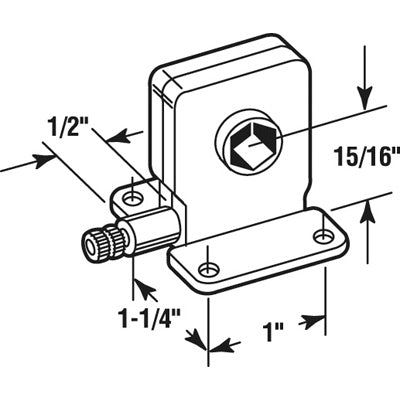 Torque Operator Center Mount 1/2