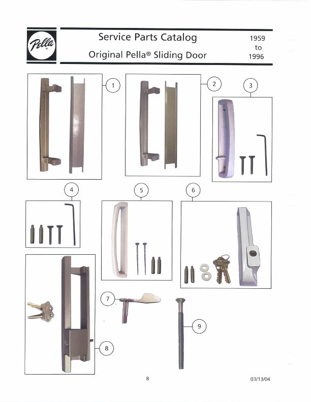 Pella Lever Lock For Pella Sliding Doors Right Handed Thumb Latch Copperite - Pella Lever Lock For Pella Sliding Doors Right Handed Thumb Latch Copperite