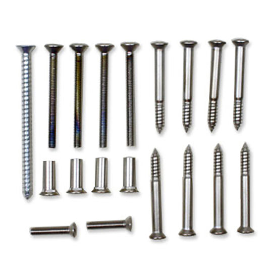 Satin Nickel Screw Pack for Perma Shield Gliding Door Newbury Handle Set