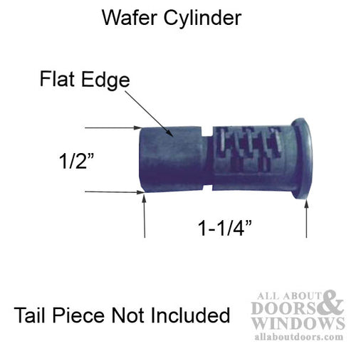 Wafer Type Replacement Cylinder, Storm Door - Wafer Type Replacement Cylinder, Storm Door