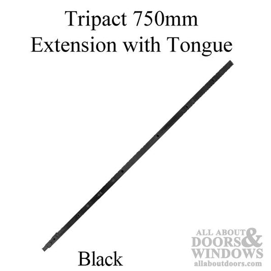 Tripact 750mm Extension with Tongue Locking Point - Black