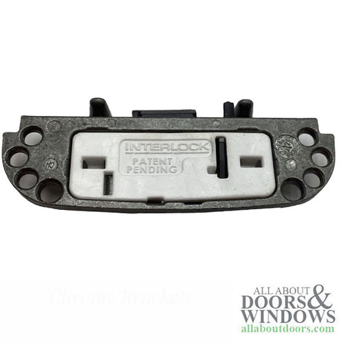 Interlock Tru-Latch spring loaded Double Hung sash lock mechanism - Interlock Tru-Latch spring loaded Double Hung sash lock mechanism