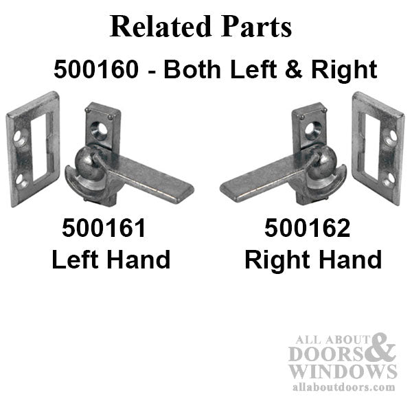 Window Sash Lock Left and Right Handed Sash Lock With Keeper - Window Sash Lock Left and Right Handed Sash Lock With Keeper
