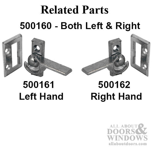 Window Sash Lock Left and Right Handed Sash Lock With Keeper - Window Sash Lock Left and Right Handed Sash Lock With Keeper
