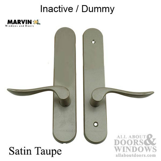 Marvin Door Handles For Passive Doors Inactive Dummy Door Handle Trim Satin Taupe Handles