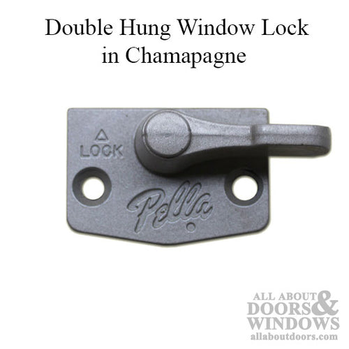 Unavailable Pella Double Hung Window Lock - Champagne - Unavailable Pella Double Hung Window Lock - Champagne