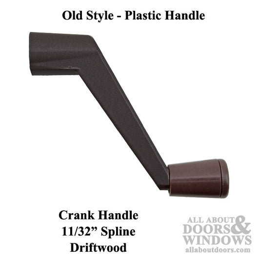 Unavailable Crank Handle, 11/32 Spline, Regular - Driftwood