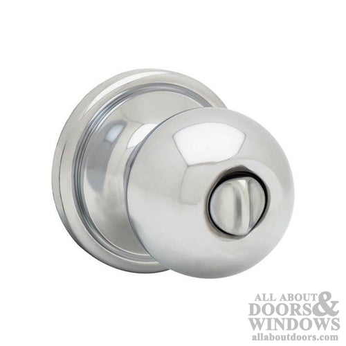 Kwikset 730CA-26 Circa Privacy Door Knob Bright Chrome Privacy Door Handle - Kwikset 730CA-26 Circa Privacy Door Knob Bright Chrome Privacy Door Handle