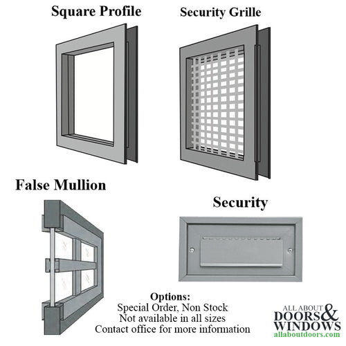 Commercial Door Lite Frames Low Profile Metal Frame 7 Inch x 22 Inch - Commercial Door Lite Frames Low Profile Metal Frame 7 Inch x 22 Inch