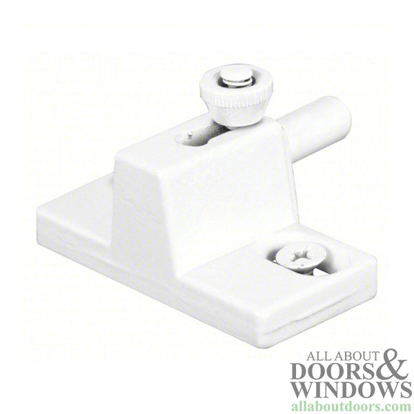 Patio Door Slide Bolt Lock - White - Patio Door Slide Bolt Lock - White