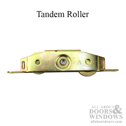 Sliding Patio Door Tandem Roller for Sliding Patio Doors 1.25 Inch Ball Bearing Steel Wheel Diameter