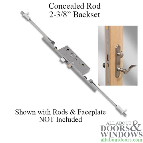 Active Concealed  Multi-point lock Rod, 60/92, No Faceplate - Active Concealed  Multi-point lock Rod, 60/92, No Faceplate