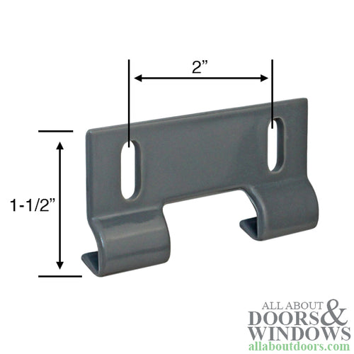 Keystone Guide / Hook; Shower Door Bottom - Keystone Guide / Hook; Shower Door Bottom