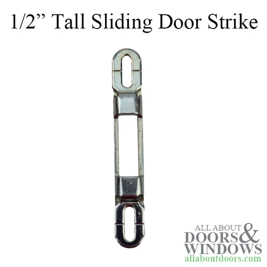 Strike Plate Keeper Raised 1/2" Single Point Sliding Door Lock Steel