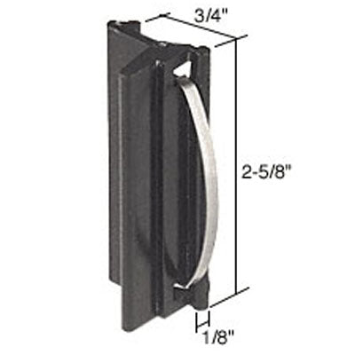 Latch and Pull - Vinyl and Aluminum Sash Hardware, Plastic - Black - Latch and Pull - Vinyl and Aluminum Sash Hardware, Plastic - Black