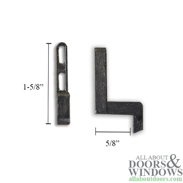 Screen Door Strike Latch, 1-5/8 zinc die cast - Screen Door Strike Latch, 1-5/8 zinc die cast