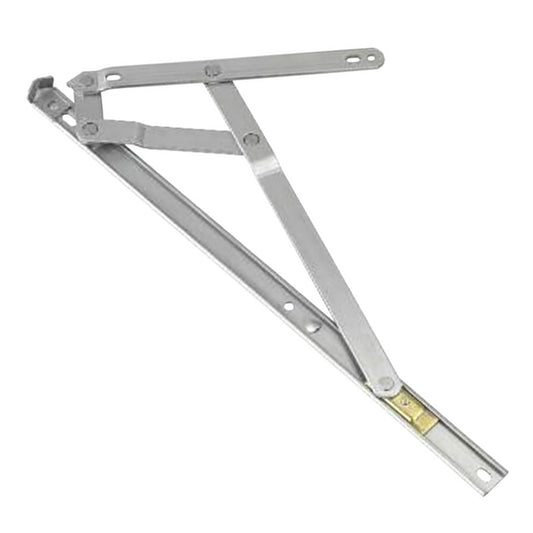Anderberg 224SS 4 Bar Casement Window Egress Hinge Washability with Stop Stainless Steel 16"