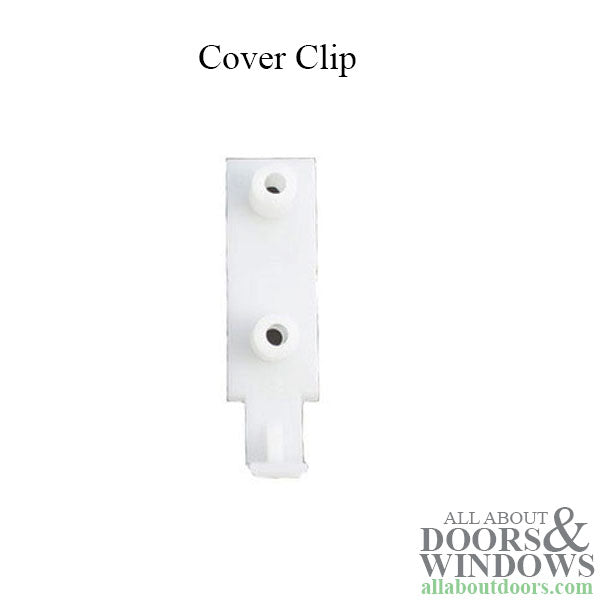 Cover Clip, Detent Double Coil - White - Cover Clip, Detent Double Coil - White