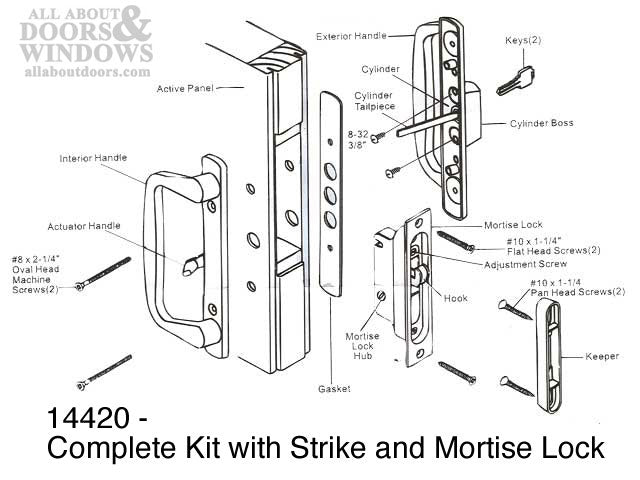Peachtree Prado Sliding Glass Door Handles Keyed Bronze - Peachtree Prado Sliding Glass Door Handles Keyed Bronze