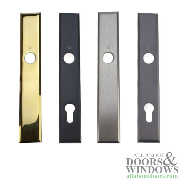 Dallas Contemporary Lever Handle, Inactive, Nonkeyed with Thumbturn, Polished Brass - Dallas Contemporary Lever Handle, Inactive, Nonkeyed with Thumbturn, Polished Brass