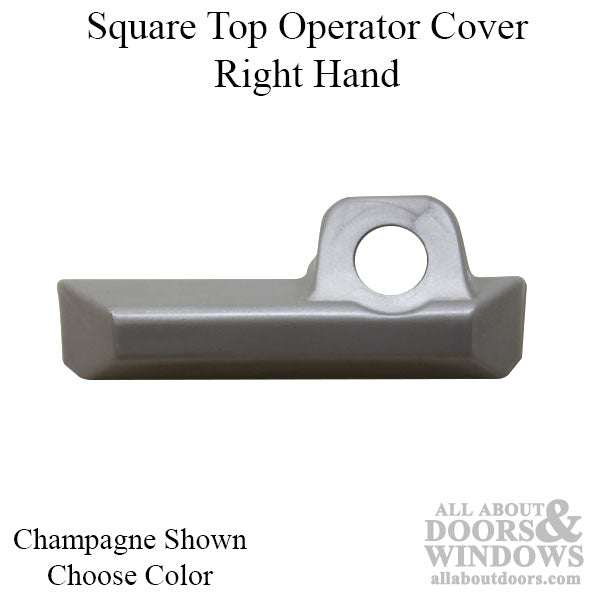 Pella Operator Cover, Flat Top, Right Hand - Choose Color - Pella Operator Cover, Flat Top, Right Hand - Choose Color