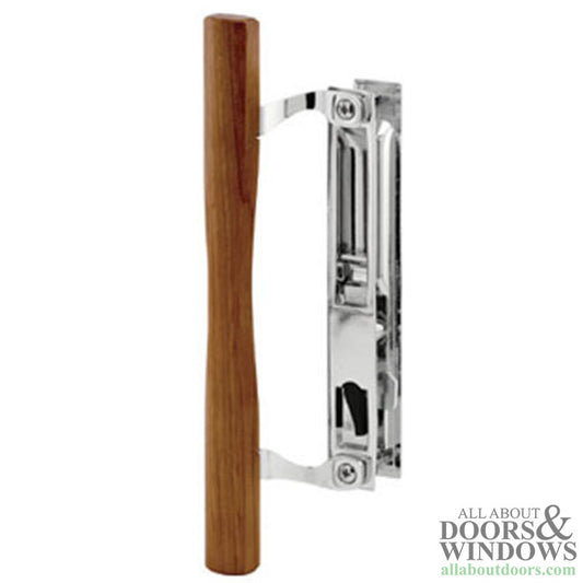 Sliding Patio Door Handle Set, Non-Keyed, Flush Mount