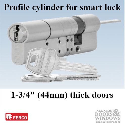 Profile cylinder for smart lock - 44mm (1-3/4