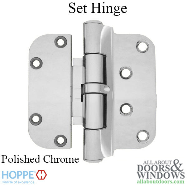 Hoppe F49-R, 2009 Set Hinge-RHI/LHO Polished Chrome - Hoppe F49-R, 2009 Set Hinge-RHI/LHO Polished Chrome