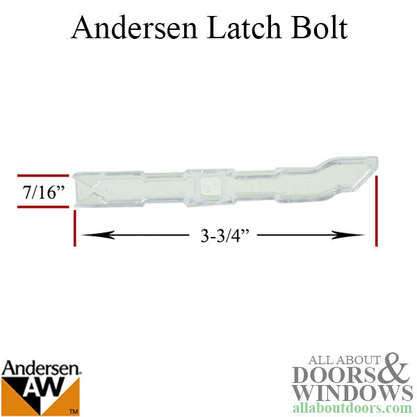 Andersen Latch Bolt PR Combo Latch 1979-present - Andersen Latch Bolt PR Combo Latch 1979-present