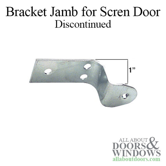 Bracket, Jamb  For Screen Door Closer