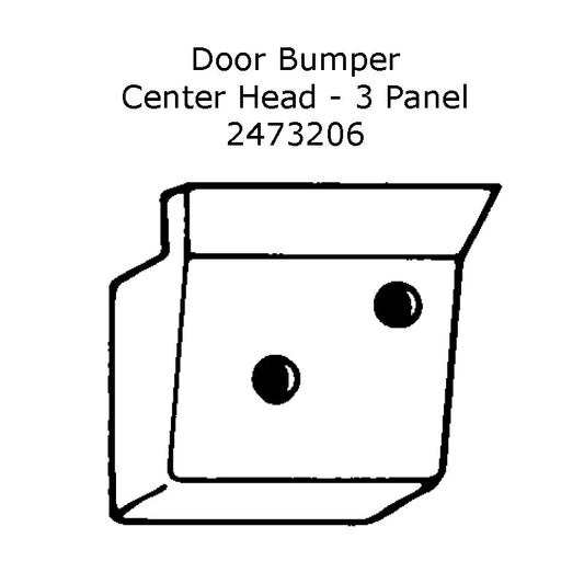 Andersen Prefinished Terratone Gliding Doors - Door Bumper - Center Head - 3 Panel