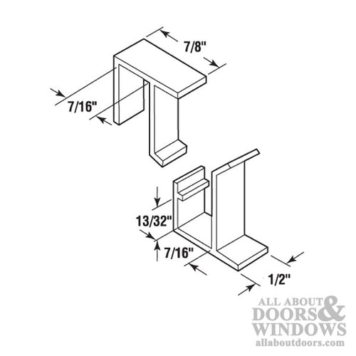 Window Screen Retainer Clips for H&D Industries Windows - Window Screen Retainer Clips for H&D Industries Windows