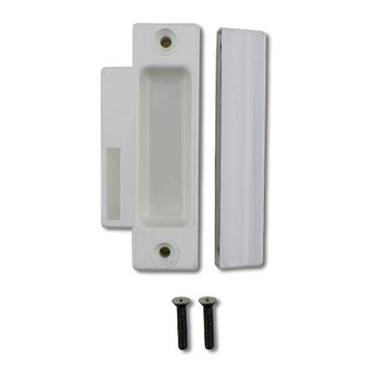 Andersen Window - PSI Gliding Door - 2 Panel Screen Door Handle - Interior \ Exterior Set - White