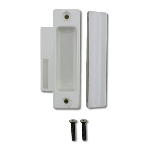 Andersen Window - PSI Gliding Door - 2 Panel Screen Door Handle - Interior \ Exterior Set - White - Andersen Window - PSI Gliding Door - 2 Panel Screen Door Handle - Interior \ Exterior Set - White