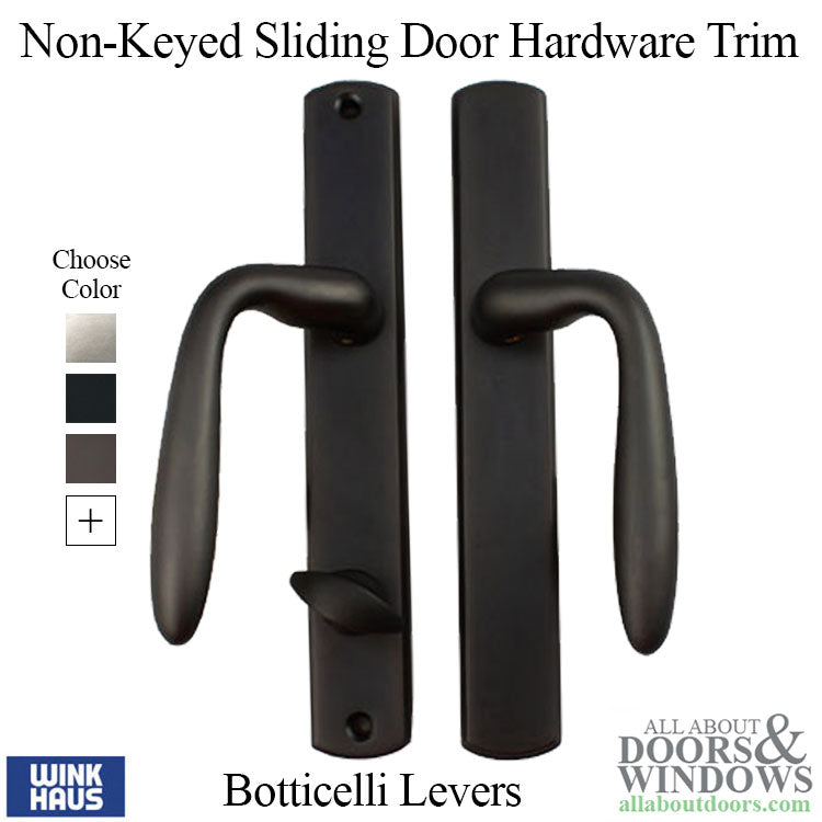 Botticelli Non-Keyed Entry, Winkhaus Sliding Door Hardware Trim - Botticelli Non-Keyed Entry, Winkhaus Sliding Door Hardware Trim