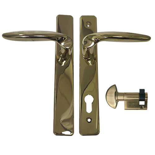 Weather Shield Multipoint Lock Square Modern Handle Set Non-Keyed - Weather Shield Multipoint Lock Square Modern Handle Set Non-Keyed