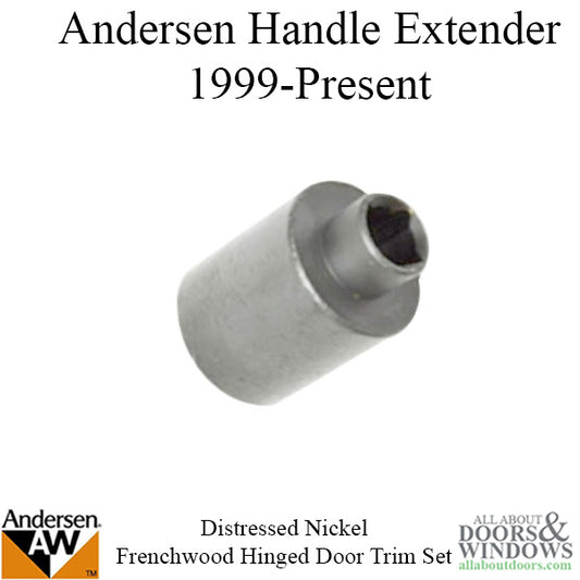 Handle extender for Andersen Frenchwood  trim sets - Distressed Nickel