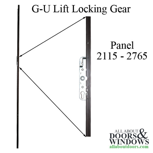 Gear, Lift Locking, Panel 2115 - 2765