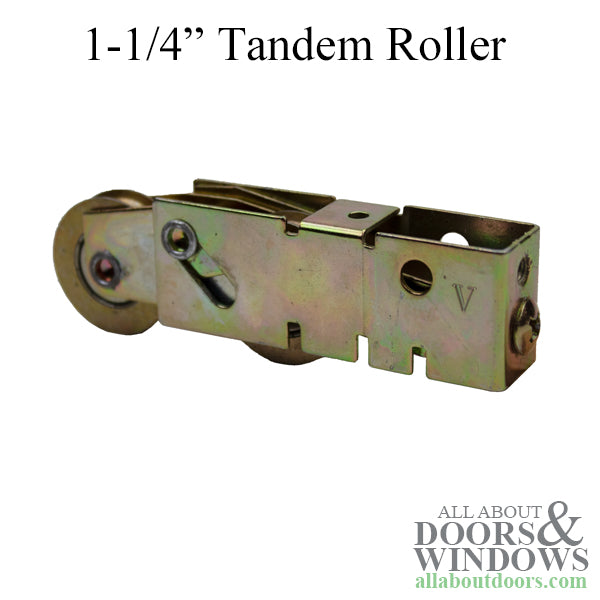Sliding Door Roller Assembly with Adjustable Steel Housing 1.25 Inch Steel Ball Bearing Wheel Diameter - Sliding Door Roller Assembly with Adjustable Steel Housing 1.25 Inch Steel Ball Bearing Wheel Diameter
