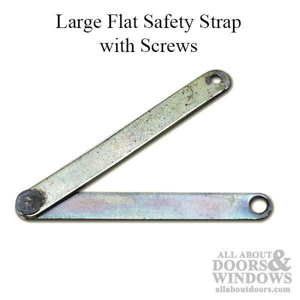 Pella Large Flat Safety Strap with Screws - Pella Large Flat Safety Strap with Screws