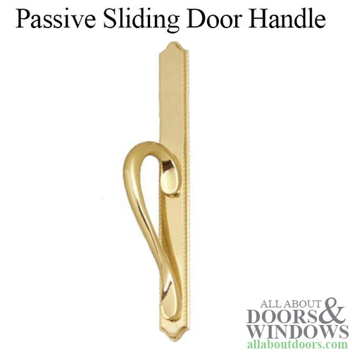 Inspirations Narrow Sliding Door Handle Passive Dummy Glass Patio Door Handle - Inspirations Narrow Sliding Door Handle Passive Dummy Glass Patio Door Handle