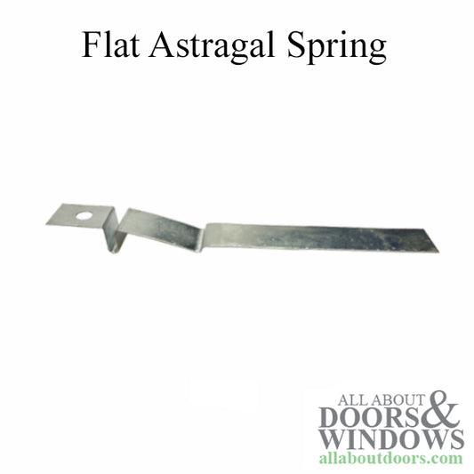 Flat Spring, T-Astragal Flush Bolt - Steel