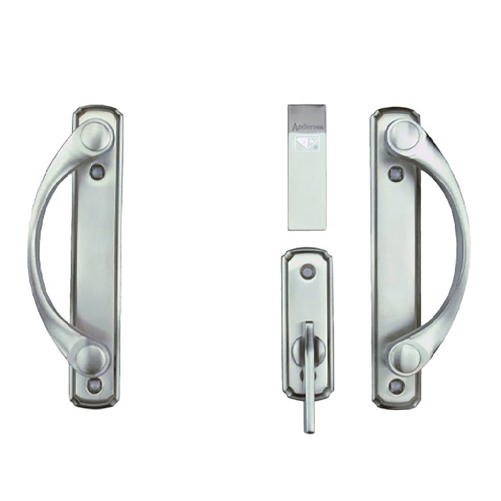 Andersen Newbury Door Handle For Two Panel Sliding Door Satin Nickel - Andersen Newbury Door Handle For Two Panel Sliding Door Satin Nickel
