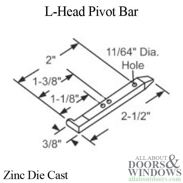 Pivot Bar, 2-1/2