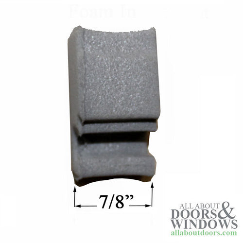 Foam Door Weather Seal - Gray - Foam Door Weather Seal - Gray