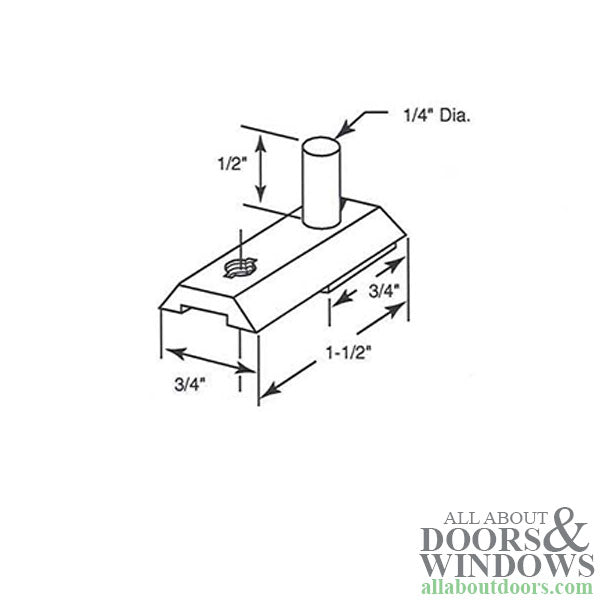 Bottom Pivot Bracket, Plastic - Bottom Pivot Bracket, Plastic