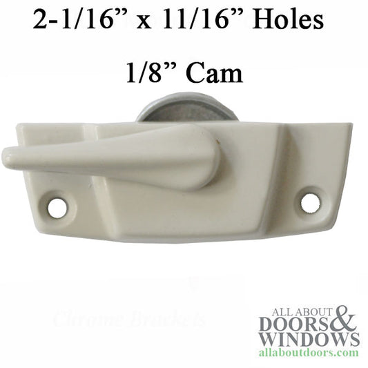 Sweep Latch Sash Lock, 2-1/16 x 11/16 Screw holes