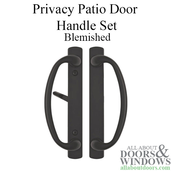 Charlotte Sliding Patio Door Handle Non Keyed Black Blemished Door Handle - Charlotte Sliding Patio Door Handle Non Keyed Black Blemished Door Handle